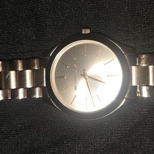 Michael Kors Rose Gold Minimalist Link Watch